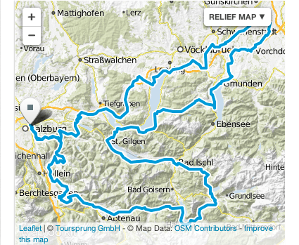 image - Map of route day 2 ISDT 1939 (Courtesy Mopedmap)