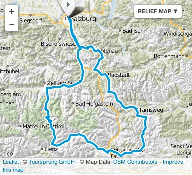 image - Map of route day 3 ISDT 1939 (Courtesy Mopedmap)