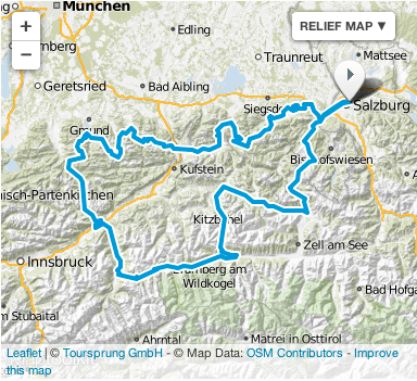 image - Map of route day 4 ISDT 1939 (Courtesy Mopedmap)