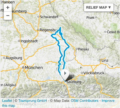 image - Map of route day 5 ISDT 1939 (Courtesy Mopedmap)