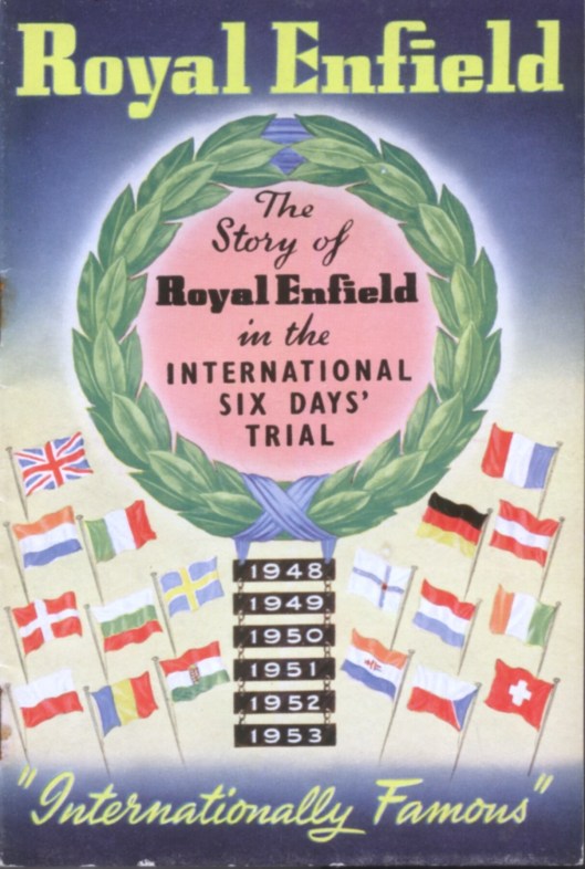 image - Royal Enfield booklet front cover (Speedtracktales Collection)
