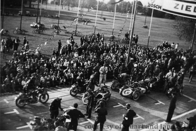 Photo - ISDT 1934 (Courtesy Stuart and Ian Leslie Collection)