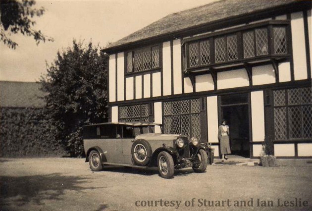 Photo - Hispano Suisse with Jack's wife Helen in the supporting role! 1934 (Courtesy Stuart and Ian Leslie Collection)