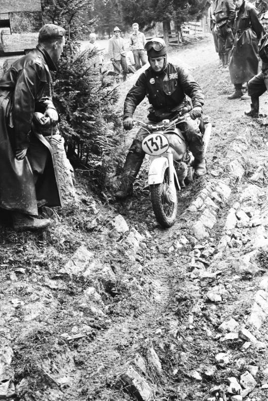 Photo - #132 AC Bedwell 246cc Ariel ISDT 1960 © Erwin Jelinek/Technisches Museum Wien