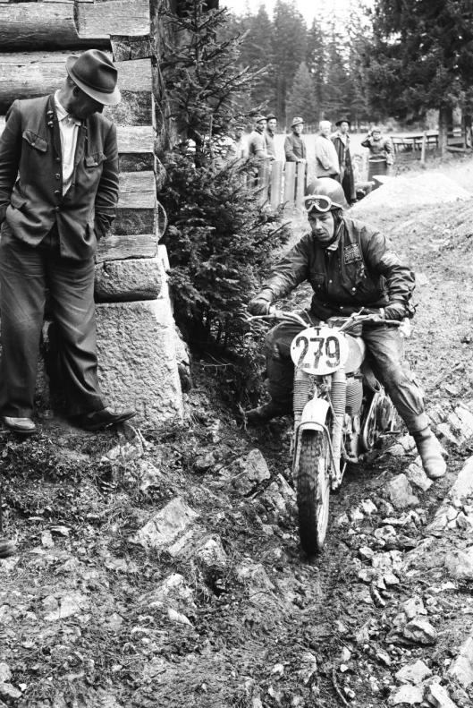 Photo - #279 Colin Moram AJS 497cc ISDT 1960 © Erwin Jelinek/Technisches Museum Wien
