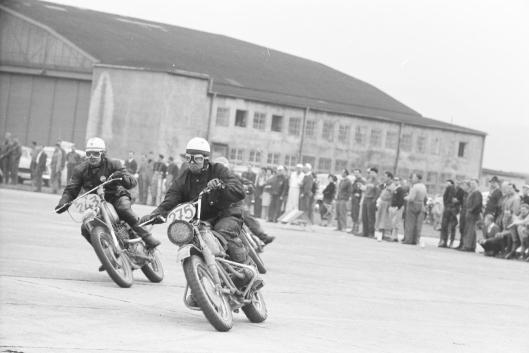 Photo - Some of the German Riders with the BMW's fitted with a cross between BMX and Chopper handlebars - Bad Aussee Austria © Erwin Jelinek/Technisches 