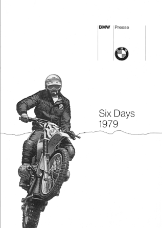 image - BMW ISDT World Enduro team press pack 1979