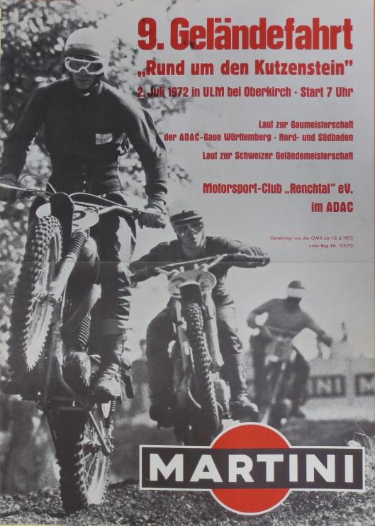 Photo - Poster ADAC Geländefahrt, Oberkirch, West Germany 1972