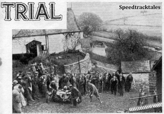 Photo Riders on the final Section of the Reliance Trial 1934 p Blonde Ethel