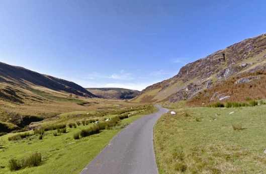 Photo - Old Tregaron - Abergwesyn Mountain Road in the Irfon Valley looking west. Sept 2011 (Google Streetview)