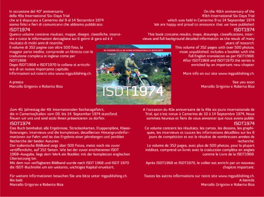 Image - book ISDT 1974