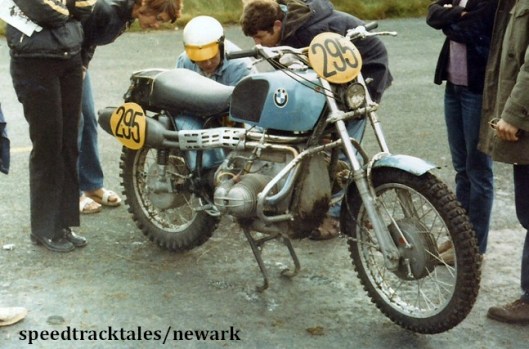 Photo - #295 K Distler of West Germany with his BMW ISDT 1971 (Newark Collection)