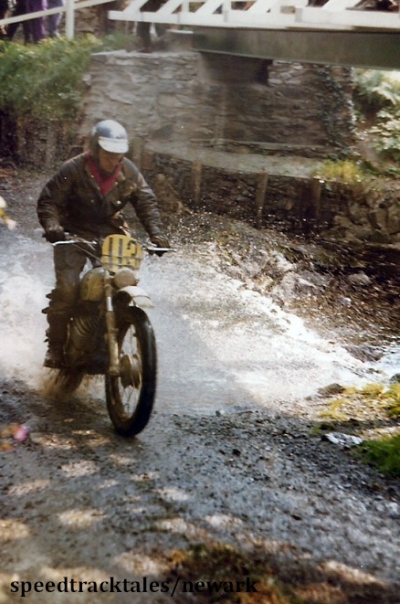 Photo - Silver medalist #113 JL Figureau of France ISDT 1971 (Newark Collection)