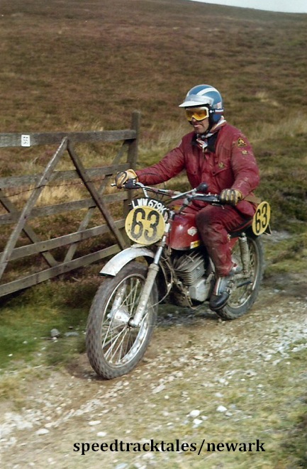 Photo - Silver medallist #63 R Jeckel [LWW679K] of USA ISDT 1971 (Newark Collection)