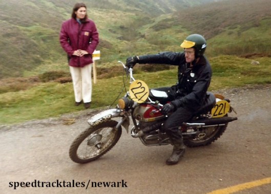 Photo - Gold Medal winner #221 Sammy Miller GB on Bultaco [HPC35K] ISDT 1971 (Newark Collection)