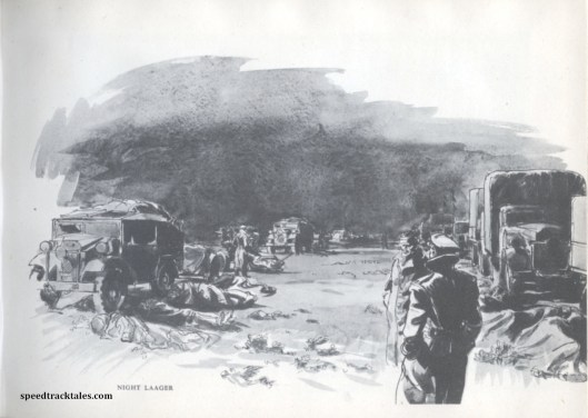 image - Night stop in the Desert 1942 (Original Art by Gordon Horner 1915-2006)