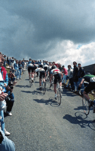 Stage 6 1988 Milk Race on the Bwlch y Groes (Image - Johnny Pickles)