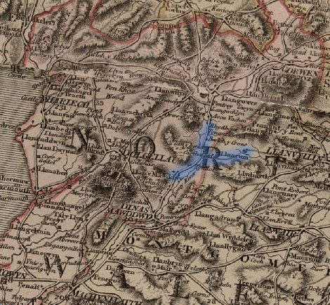 C Smiths map of England and Wales 1806 clearly shows the route of the Bwlch y Groes and the Bwlch Eunant long before the construction of the Reservoir on the Vyrnwy by the Liverpool Corporation.