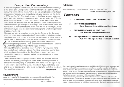 image - OFF ROAD REVUe issue 12 - editorial