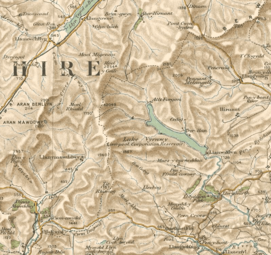 image - Map of Ordnance Survey - Revised Series 1902