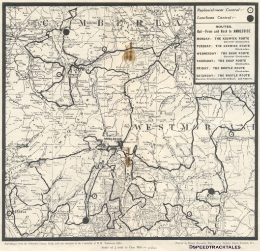 image - Course map ISDT 1927 (Speedtracktales Collection)