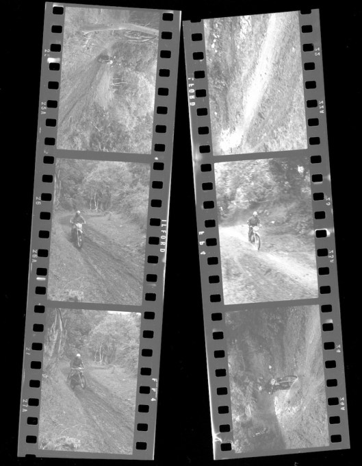 Photo - scans of 35mm black and white negatives from the ISDT 1971