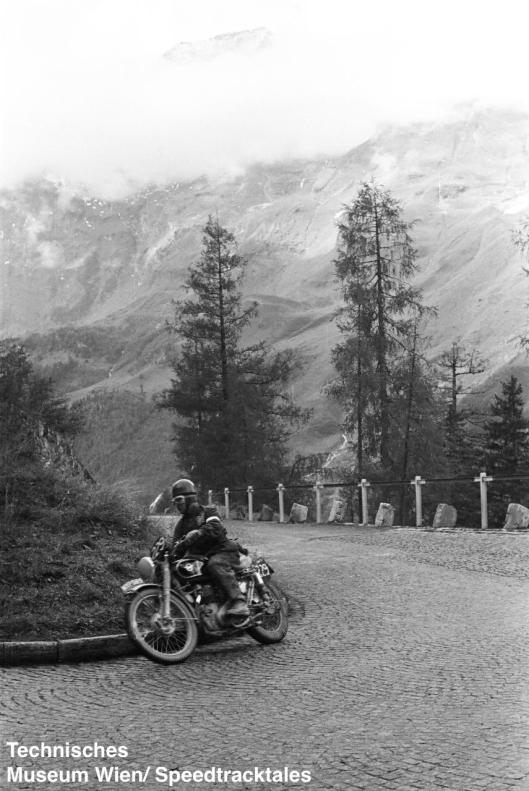 photo - #229 R Clayton, Matchless 498 on course ISDT 1952 (© Artur Fenzlau/Technisches Museum Wien)