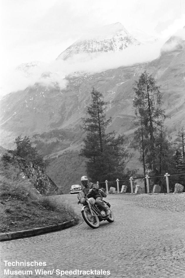photo - #247 Sgt. V Monk works BSA Gold Star 500cc - Großglockner Pass ISDT 1952 (© Technisches Museum Wien - Erwin Jelinek)