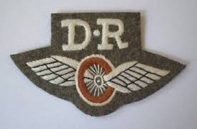 photo - embroidered Dispatch Rider uniform badge