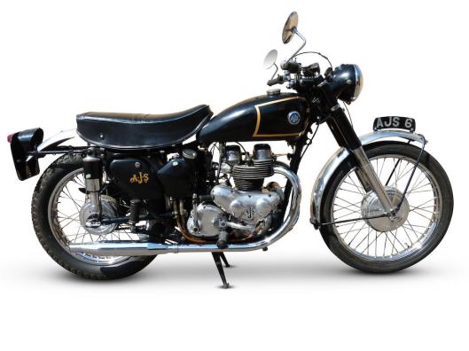 Photo - Works AJS 498 of Hugh Viney ISDT 1953 (Courtesy Bonhams)